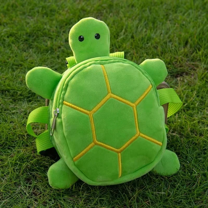 Turtle Shape Dog Snack Bag Large Capacity Pet Backpack Portable Soft Puppy School Bag Convenient Cute Puppy Carrier