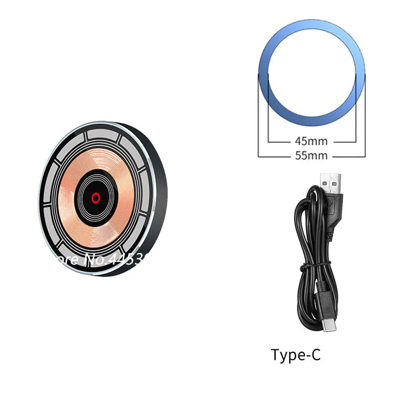 For Audi Q3 F3 2019-2023 15W Car Wireless Charger Phone Holder Rotatable Magnetic Bracket Fast Charging Accessories