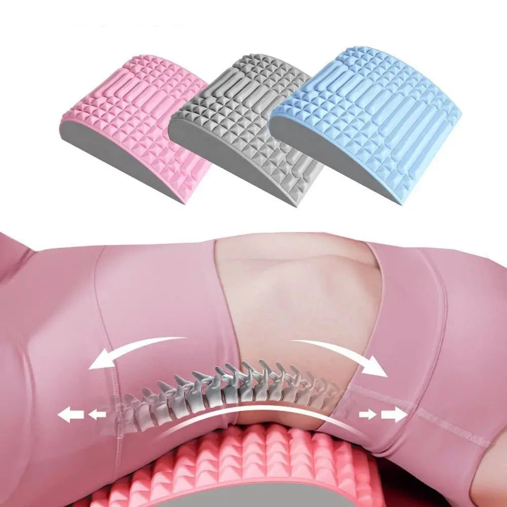 Device TPE Lumbar Back Massager EVA Neck Stretch Spine