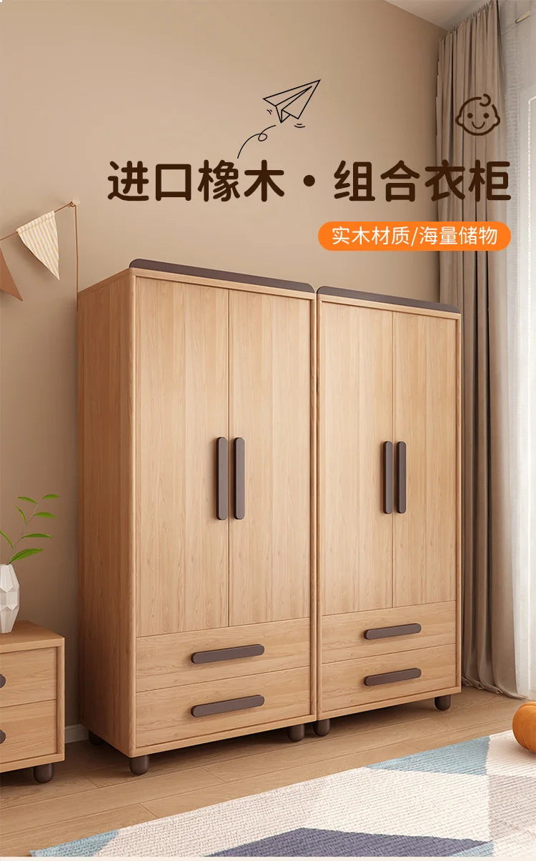 Storage Wooden Wardrobes Bedroom Hanger Shirts Clothing Wardrobes Layered Apartment Ropero Armable De Ropa House Accessories