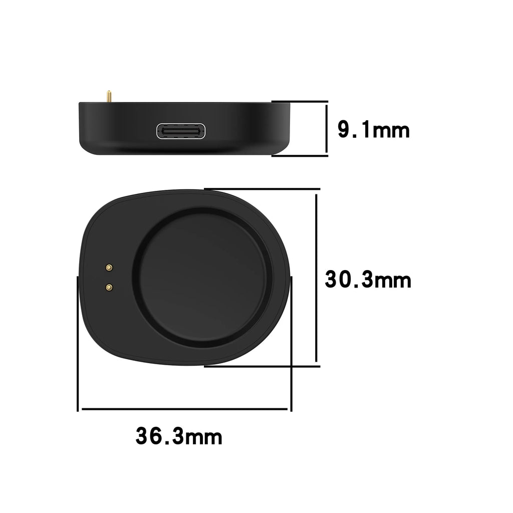 Wireless Charger Converter for Amazfit Balance 2 Charging Adapter/ T-Rex 3/ 3 Pro Smart Watch Charging Dock Replacement Portable