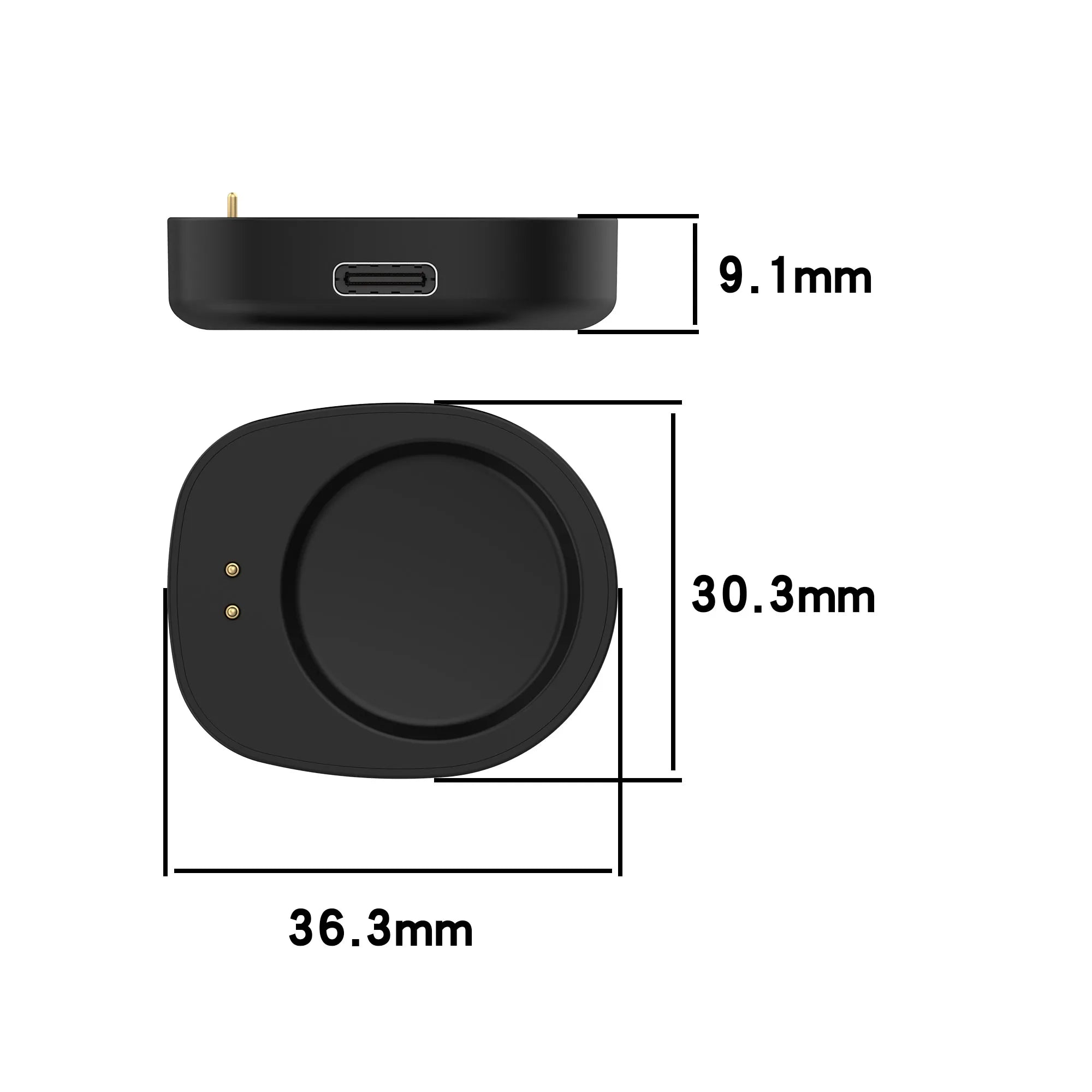 Wireless Charger Converter for Amazfit Balance 2 Charging Adapter/ T-Rex 3/ 3 Pro Smart Watch Charging Dock Replacement Portable