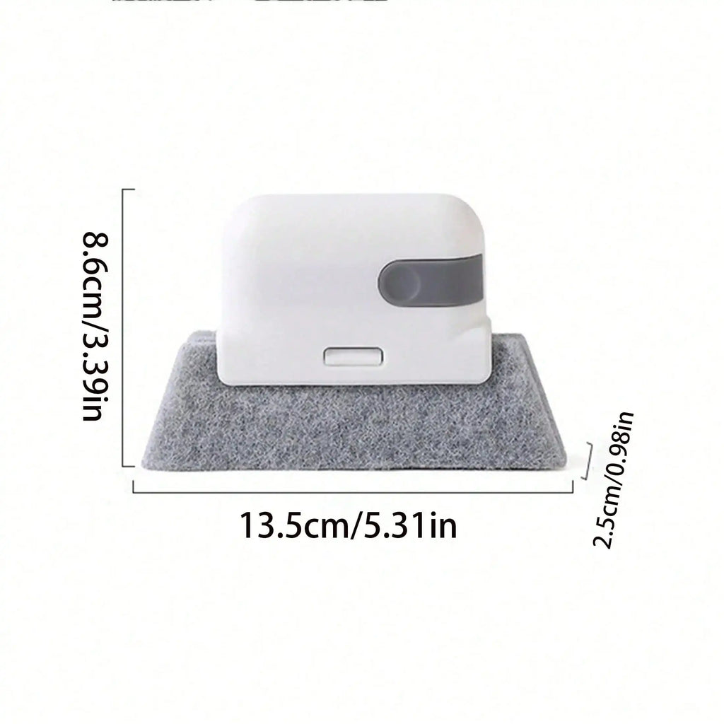 2-In-1 Detachable Window Track Cleaning Brush, Multifunctional Gap Cleaner For Door Slides, Window Sills, Kitchen Countertops And Frame Crevices, Easy To Use, Reusable, Perfect For Home Deep Cleaning