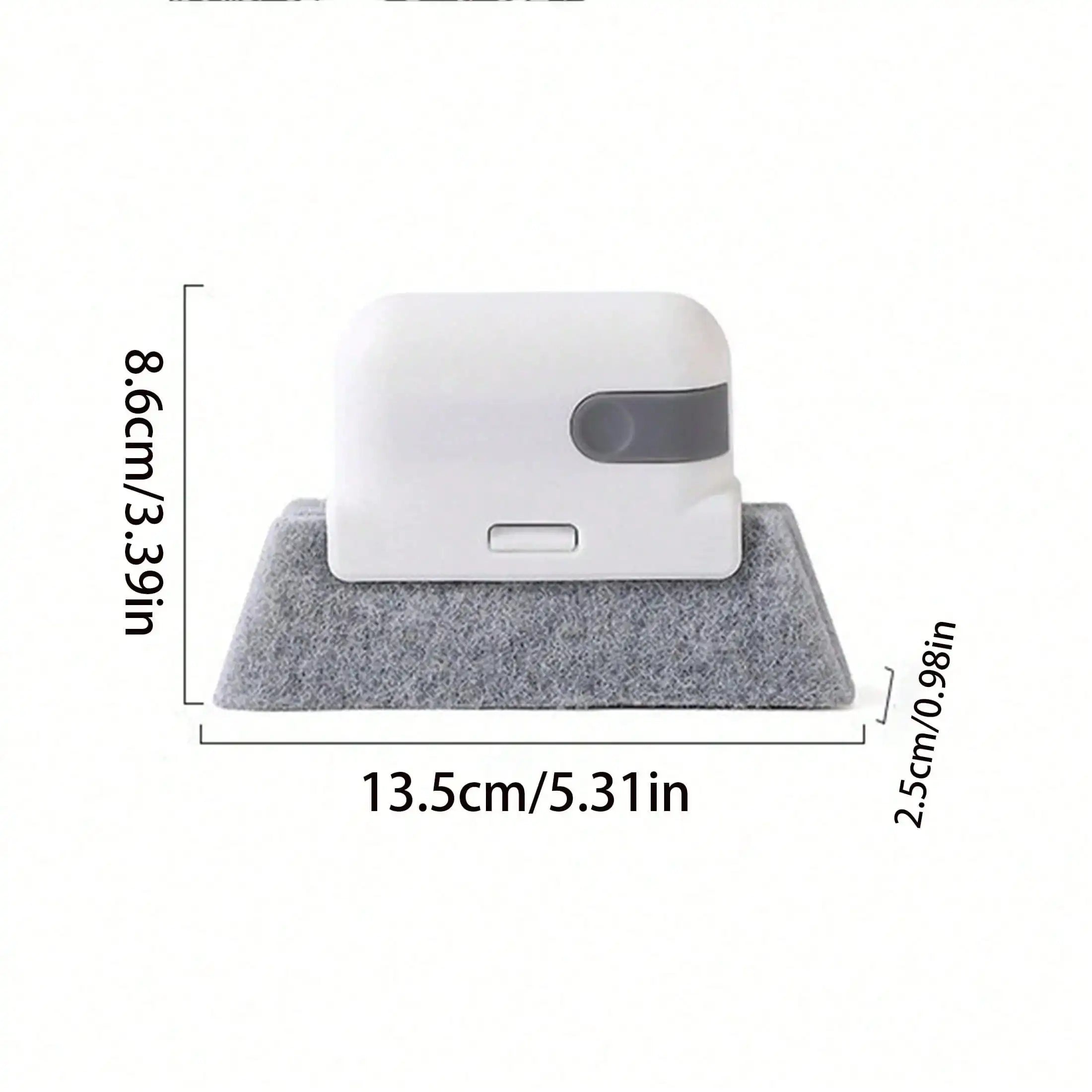 2-In-1 Detachable Window Track Cleaning Brush, Multifunctional Gap Cleaner For Door Slides, Window Sills, Kitchen Countertops And Frame Crevices, Easy To Use, Reusable, Perfect For Home Deep Cleaning