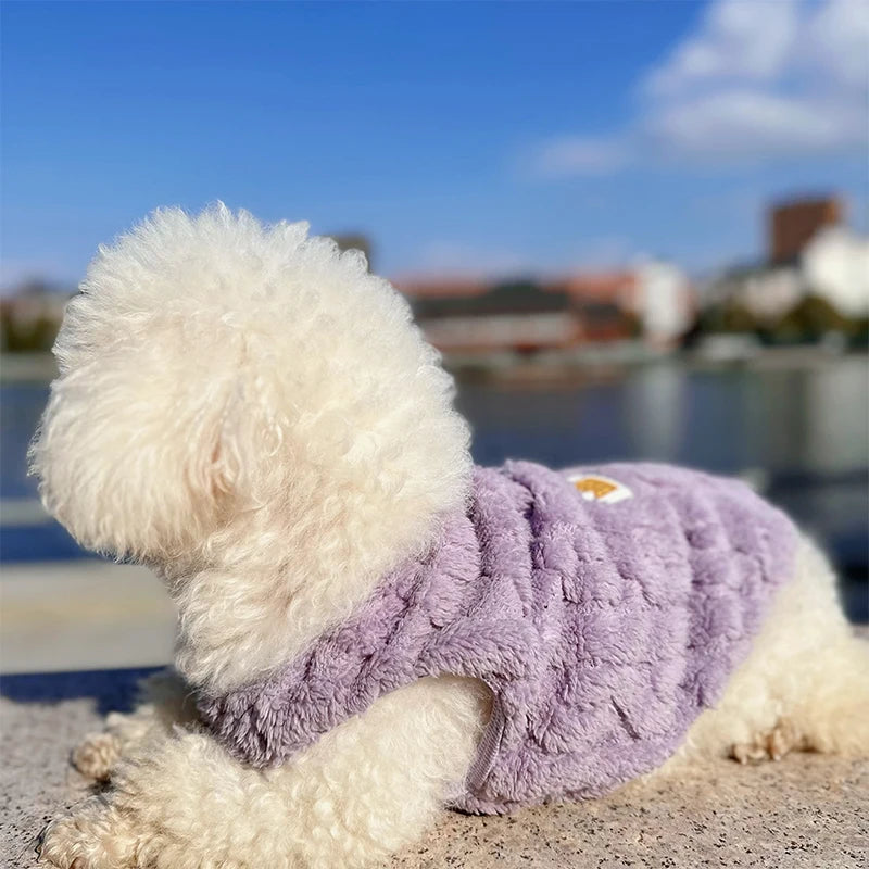 Dog Sweater for Small Dogs Winter Warm Solid Color Pet Sweater for Small Medium Dogs Dachshund Puppy Clothes Dog Supplies