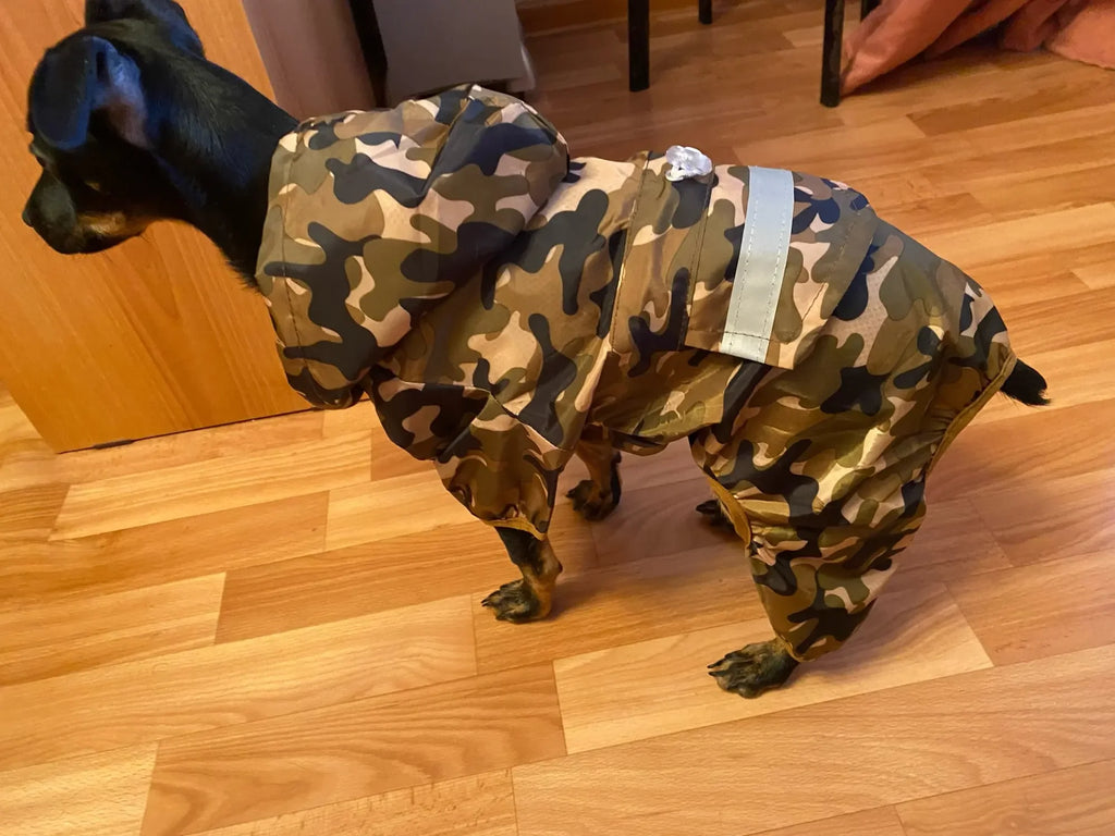 Pet Dog Raincoat Hooded Jumpsuit Waterproof Pet Dog Clothes Puppy Small Dog Rain Coat Jacket Raincoat For Dogs ção com capuz