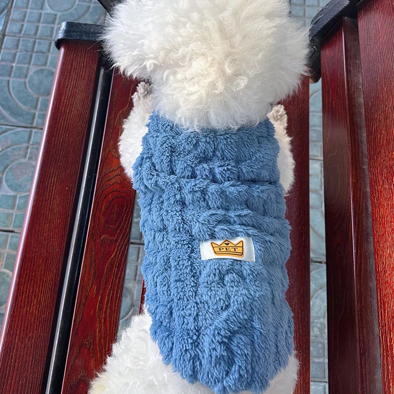 Dog Sweater for Small Dogs Winter Warm Solid Color Pet Sweater for Small Medium Dogs Dachshund Puppy Clothes Dog Supplies
