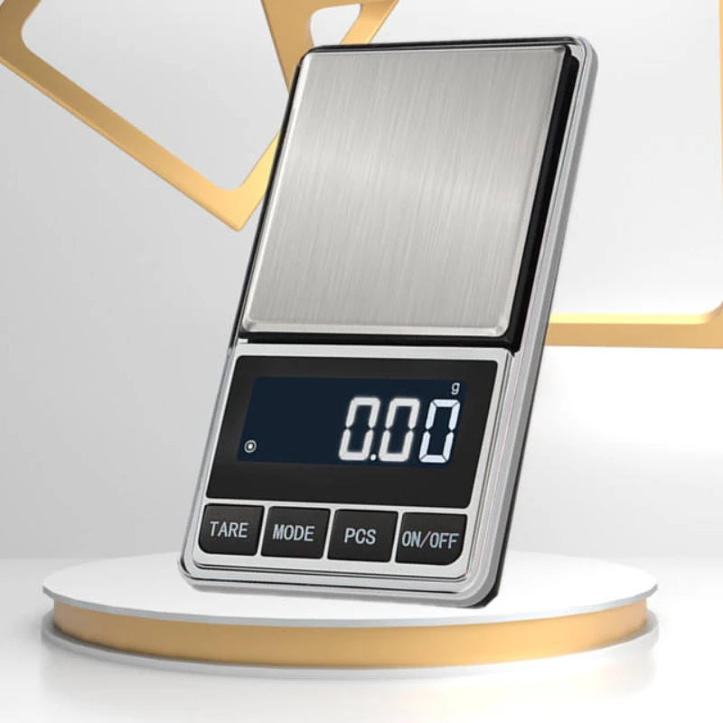 Electronic Pocket Jewelry Scale Balance Gram 0.01/0.1g Accuracy for Gold Precision Mini Pocket Scale Smart Kitchen Weight Scales