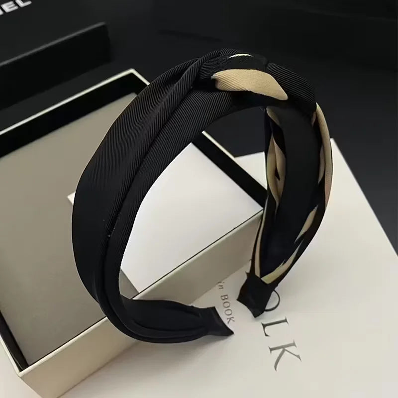 Knitted headband, anti-slip headband, daily wear, face washing, makeup, skin care hair band