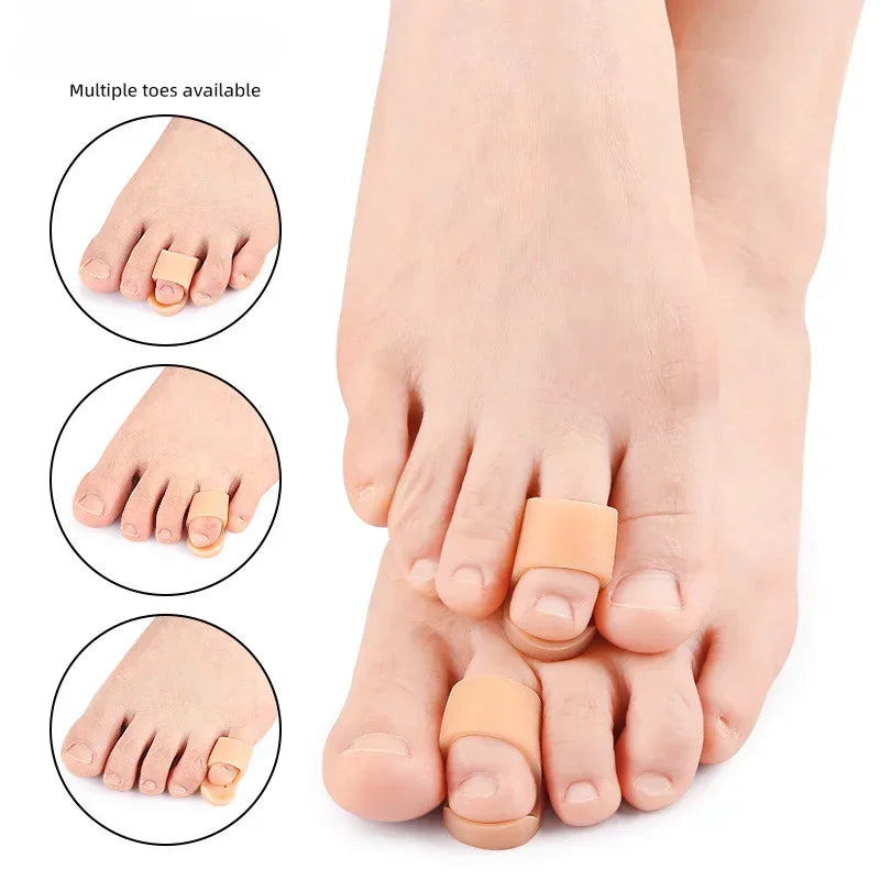 2/4PCS Hammer Toe Corrector Hammertoe Straightener for Curled Crooked Bent Claw and Overlapping Toes Bunion Pads Foot Care Tools