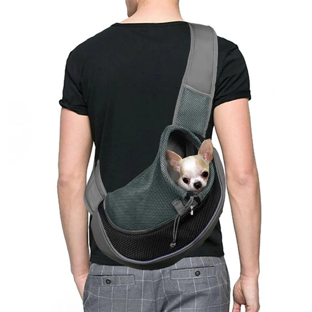 1 PCs Pet Bag Cat Dog Travel Portable Cross-body Shoulder Bag Breathable Mesh Pet Backpack