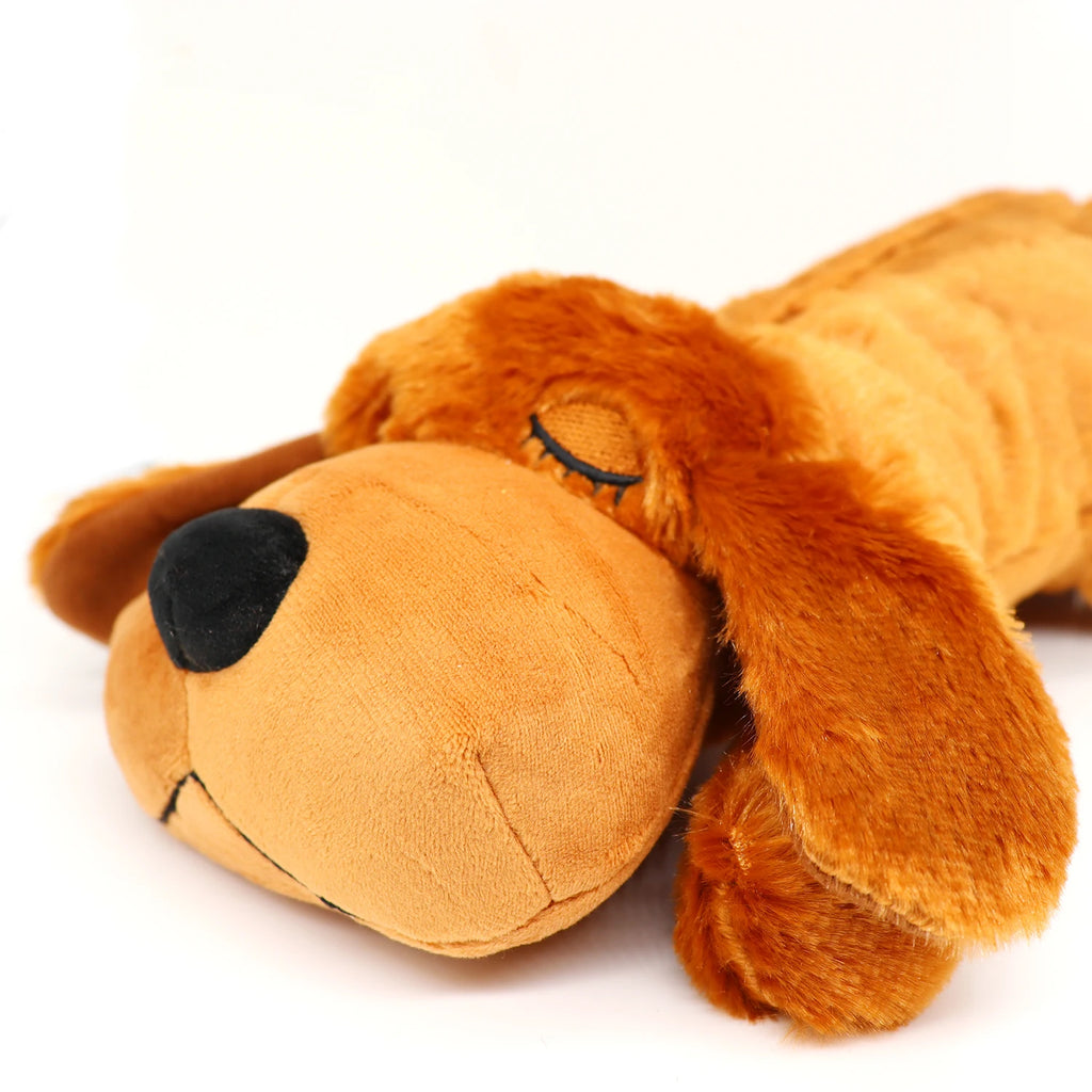 Pet Heartbeat Puppy Behavioral Training Dog Plush Pet Comfortable Snuggle Anxiety Relief Sleep Aid Doll Durable Drop Ship