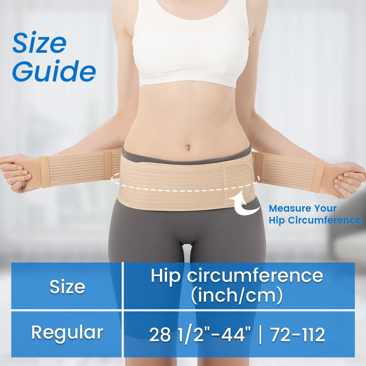 VELPEAU Sacroiliac SI Joint Hip Belt for SI Joint