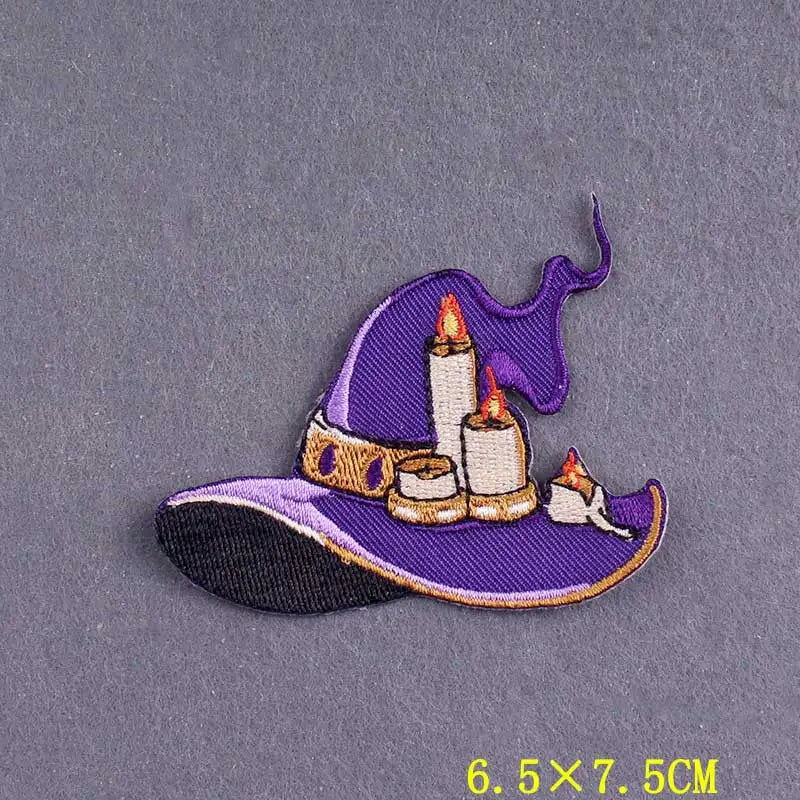 Devil Patch Iron On Patches For Clothing Thermoadhesive Patches On Clothes DIY Gothic Embroidery Patch Stripe Badges On Backpack