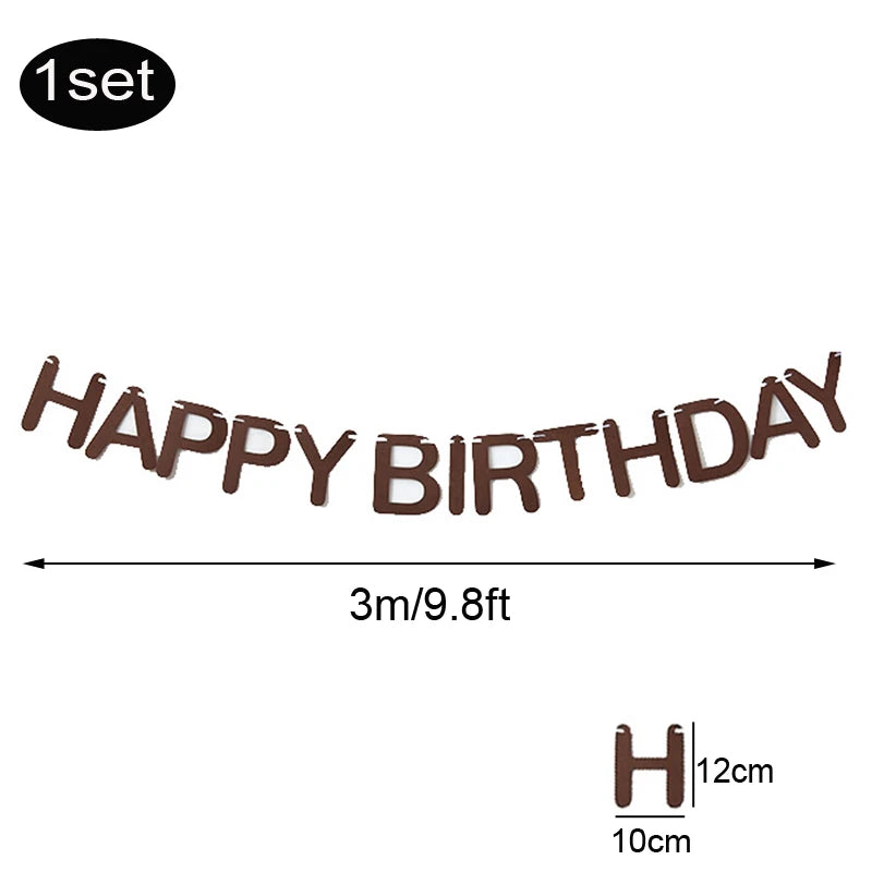 10/5/1Pc Brown Beige Cream 18inch Heart Balloons Cream Number Balloons 1 2 3 4 5 6 Birthday Number Foil Balloon Helium Air Globo