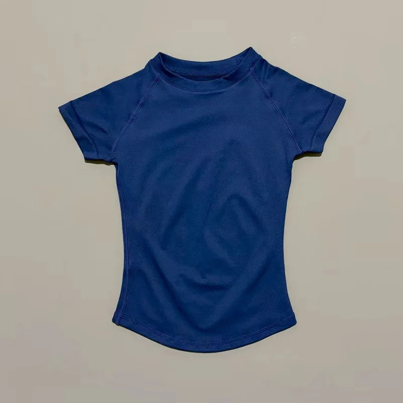 Sport Short Sleeve Top Women Running Sports T Shirt