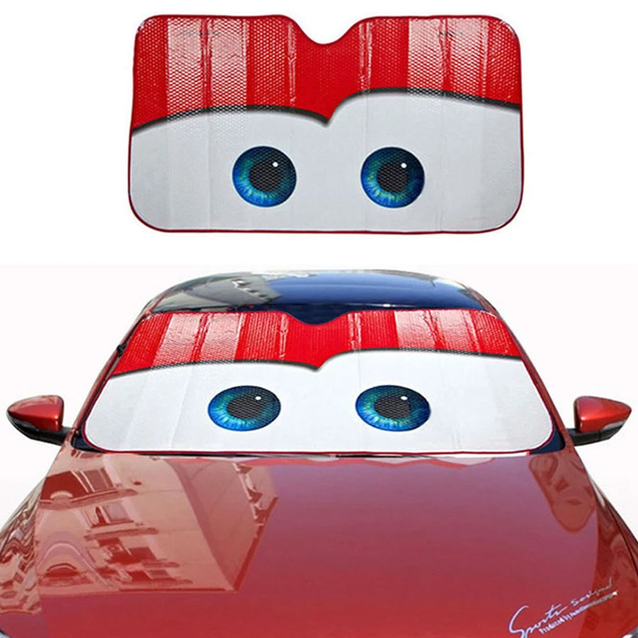 Car Solar Protection 6 Colors Eyes Heated Windshield Sunshade