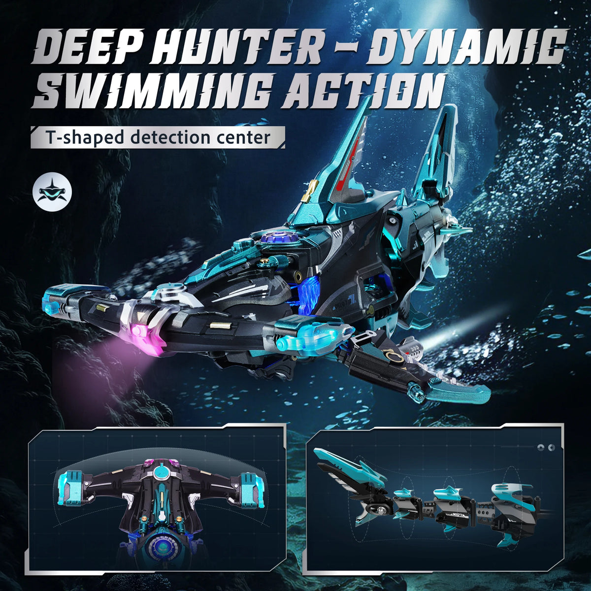 ROKR 3D Puzzle Toys Hammerhead Shark Mechanical Model Building