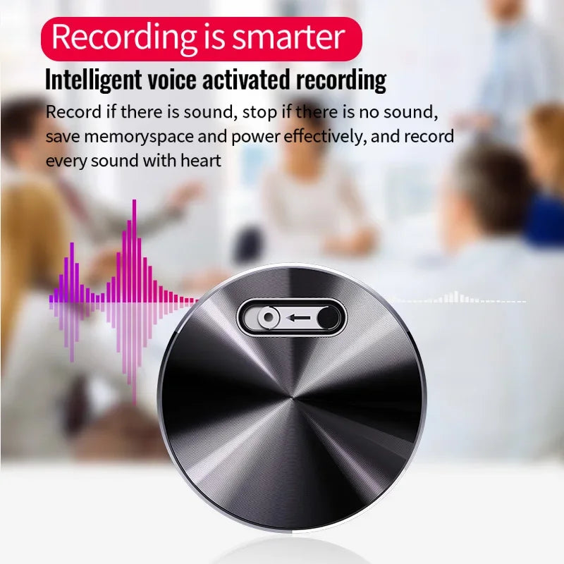 Built-In Magnet Mini Voice Activated Recorder Small Digital Audio