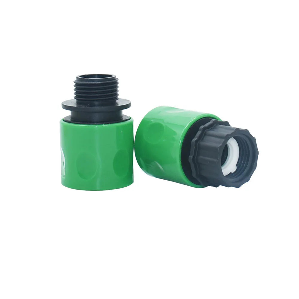 1/2" Male Female Thread Hose Quick Connecter For 16mm Nipple Garden Hose Water Fittings Watering Gun Adapter