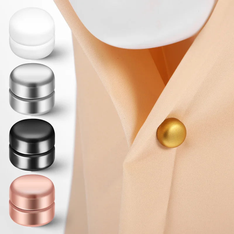 Brooch Headscarf Magnetic Pin Buttons For Clothing Buckle Hijab Brooch Strong Small Snaps Clothes Hat