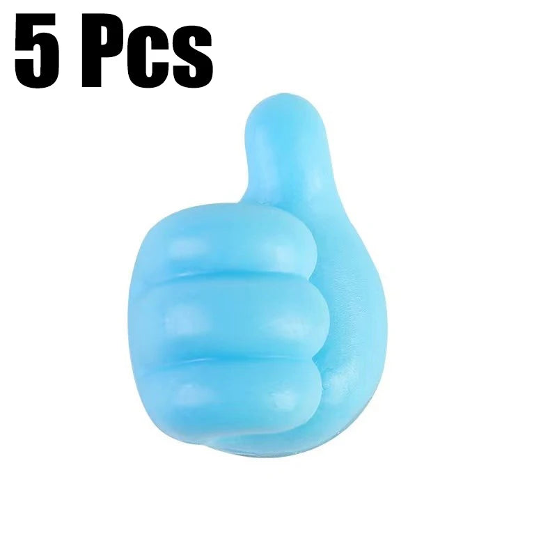 10PCS Thumb Wall Hook Cable Clip Wire Desk Organizer Brush Storage Wall Sticker Gadgets for Home/Office/Car USB Cable Organizer