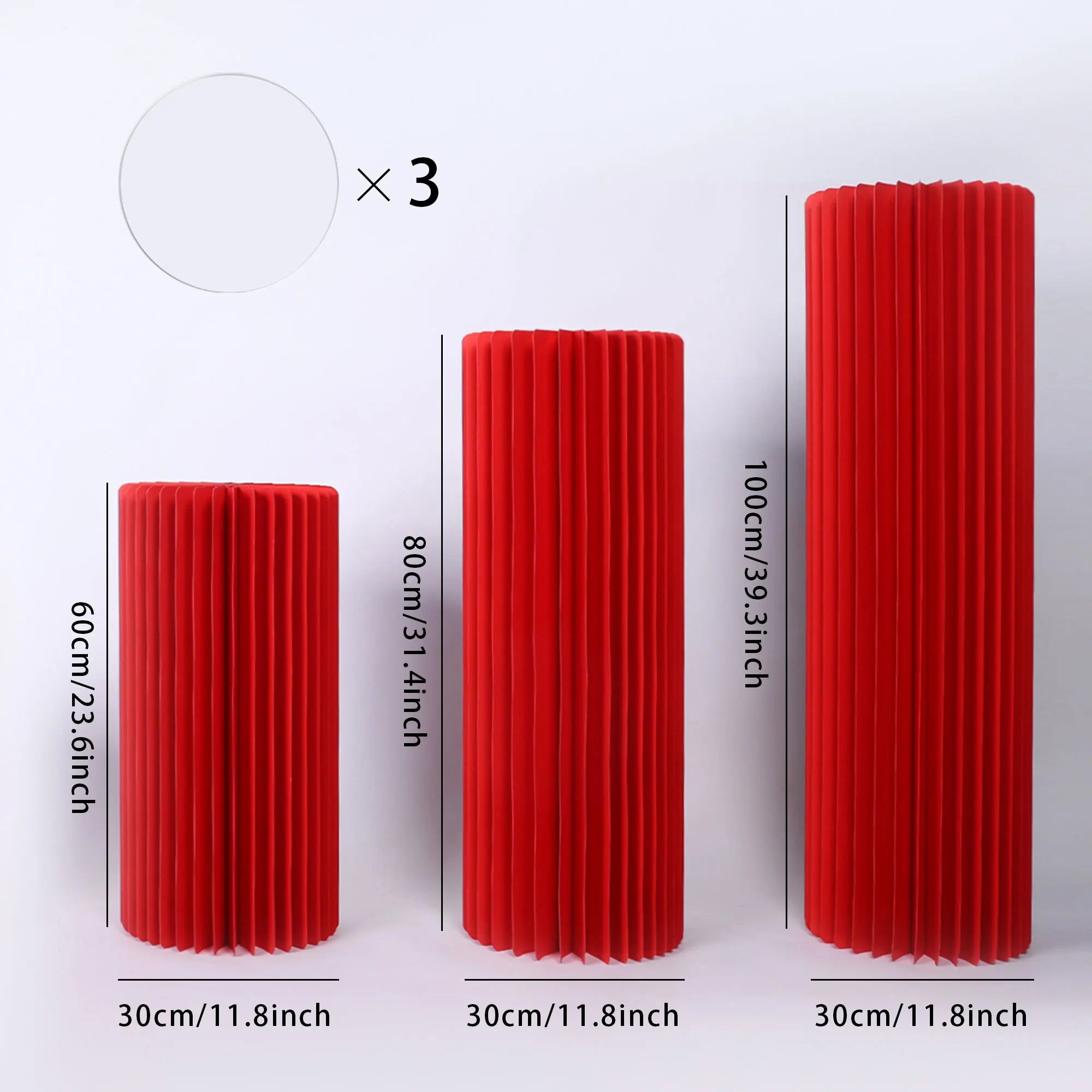 Centerpieces Cardboard Vases Foldable Cardboard Display Columns Stand for Wedding Birthday Party Backdrop Cupcake Decorations