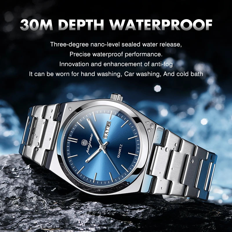 PAAZOMU Ultra Thin Quartz Watch Men Women Minimalist Style