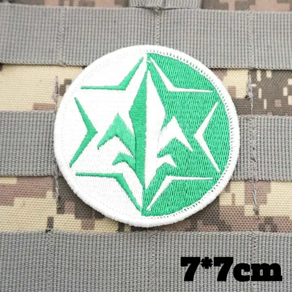Israel Flag Embroidery Patch Hook and Loop Mlrs Army Morale Badge Israeli Language Outdoor Equipment Tactical Backpack Sticker