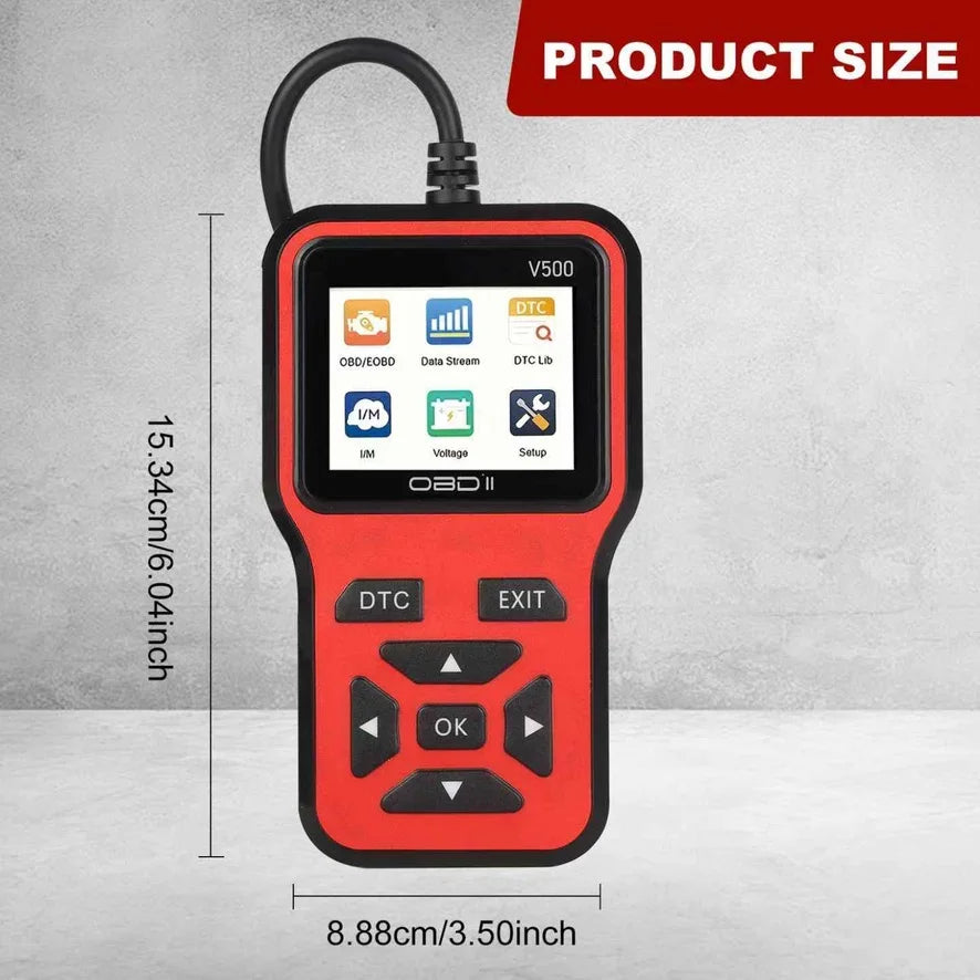 V500 OBD2 Scanner Auto Car Diagnostic Tool with Color