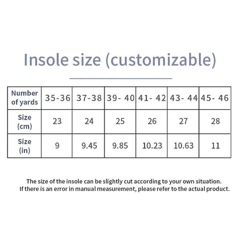 Orthopedic Insoles for Feet Sport Shock-absorbing Insole for Shoes Arch Support Plantar Fasciitis Templates Pads Men Women Sole