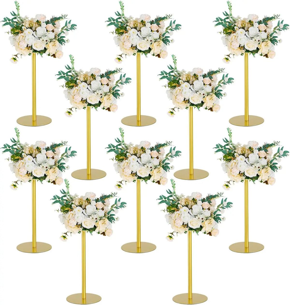 Wedding Centerpieces for Tables 15.7in Metal Flower Stand Vase