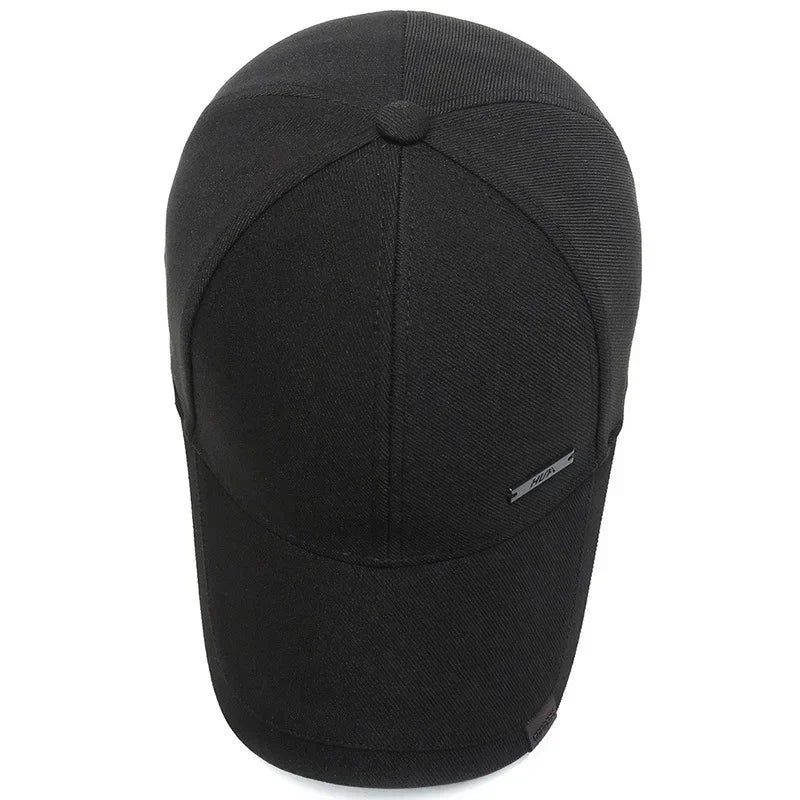 Spring and Summer Baseball Caps for Middle - Aged and Elderly Men - Sun - Shading and Protection Simple Casual  Adjustable