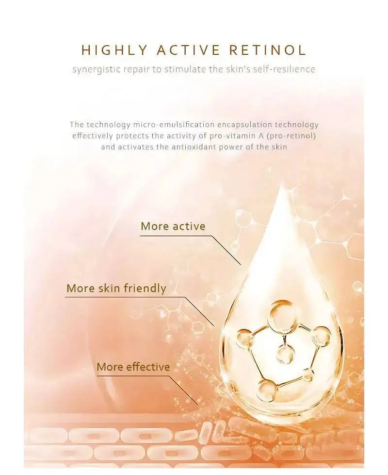 BELYN BERLY Retinol Serum + Collagen Face Serum 2PCS/Lot Moisturizing Retinol Facial Serum 30mL Skin Care Products