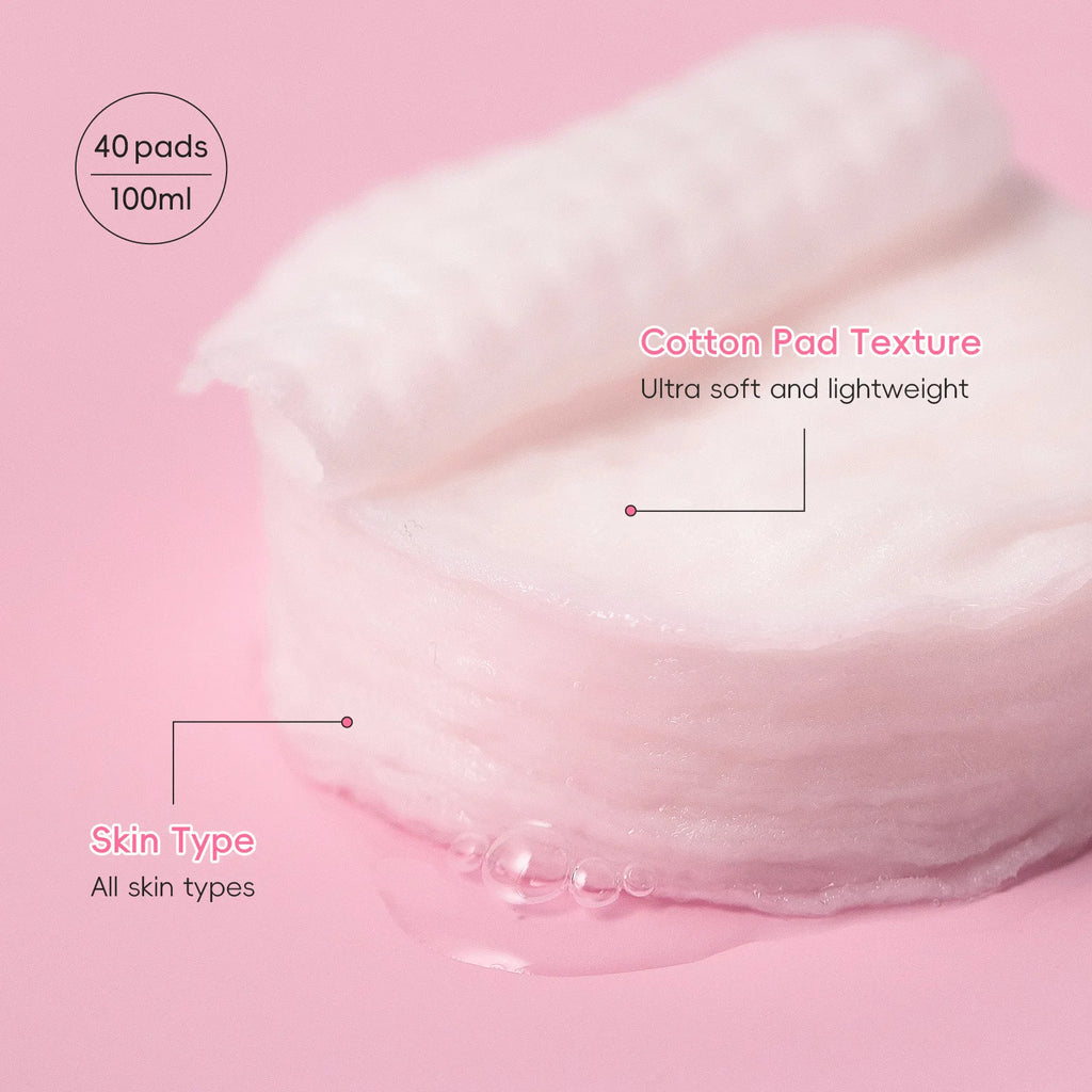 Japan Sakura Toner Pads 100ml 40pads Day Night Use Remove Makeup Cleanse Moisturize Face Care Hydrating Treatment  Skin Care