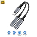 OTG 2 IN 1 USB C Splitter to Dual