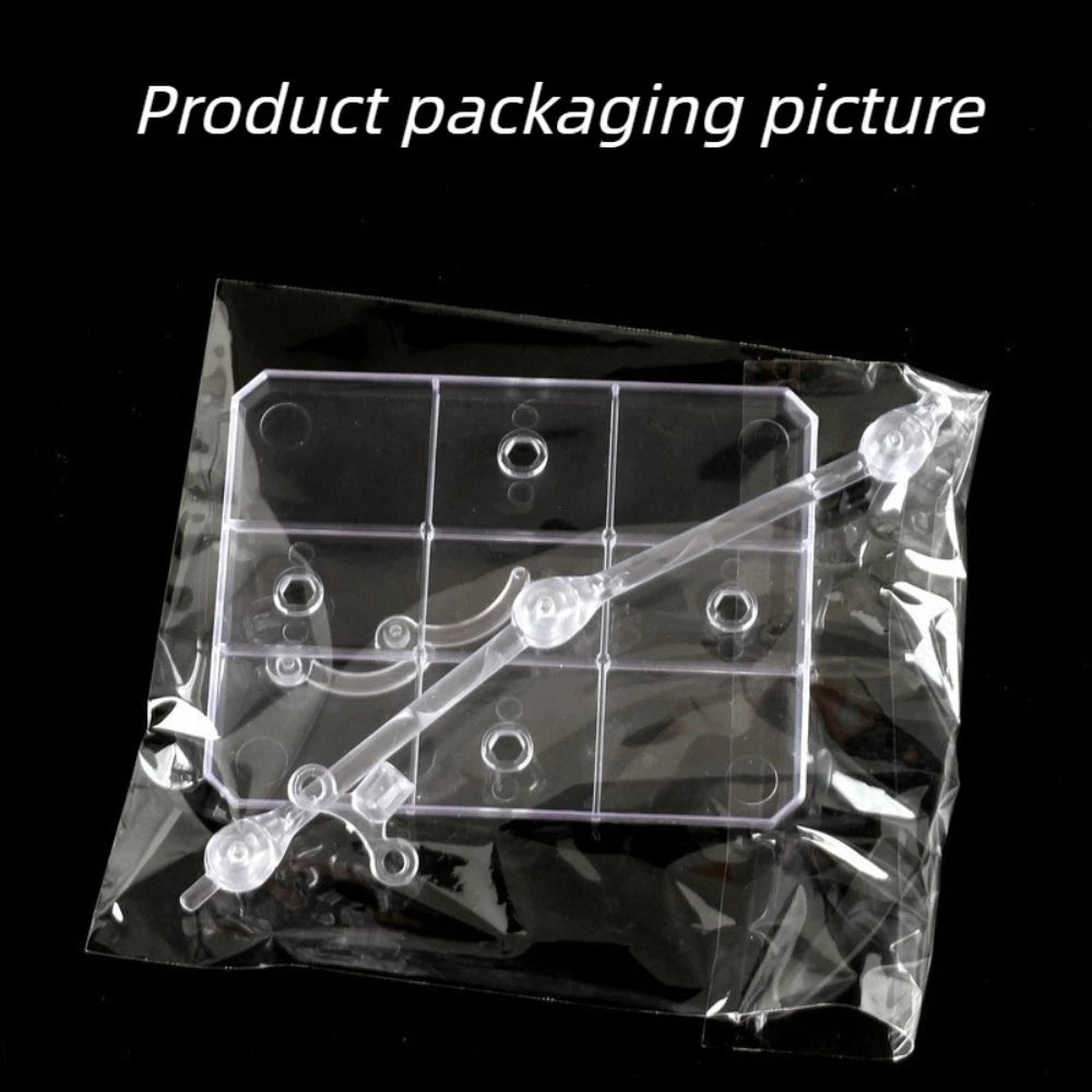 Clear Acrylic Action Figure Stand Assembly Display Holder Base