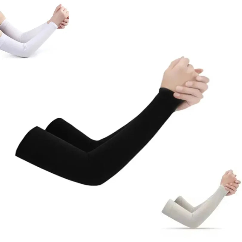 Men's and Women's Summer Cycling Arm Protection Ice Silk