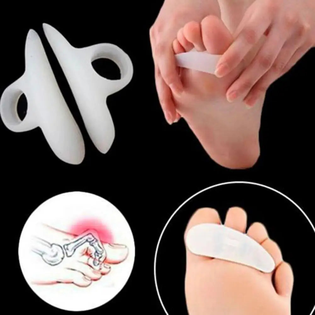 Toe Corrector Single Hole Claw Fix Firmly Silicone Thumb Finger Correction Straightener Foot Care Toe Yoga