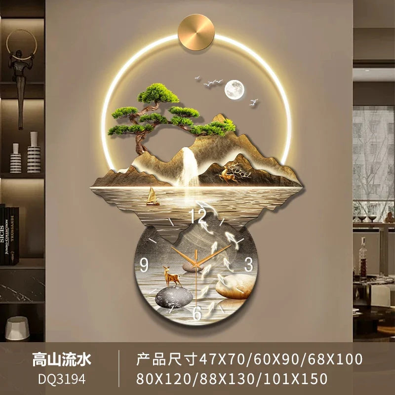 Korean Aesthetic Wall Clock Mechanism Luxury Living Room Cute Korean Aesthetic Clock Wall Fashion Reloj Pared Room Decorations