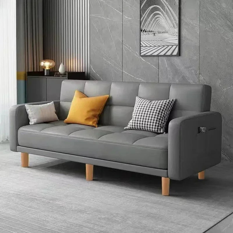 Sofa living room Small apartment rental room Folding sofa