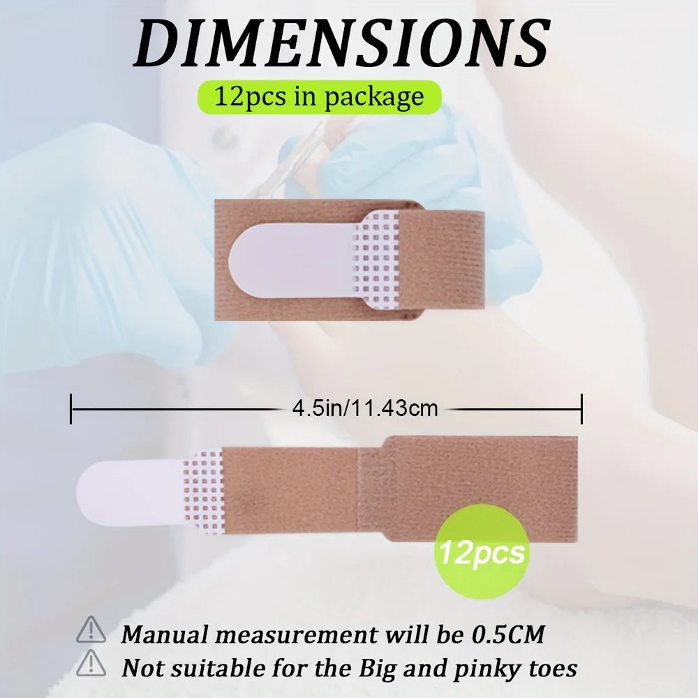 Hammer Toe Straightener Corrector, Broken Toe Wraps with Soft Padded for Women & Men Pain Relief, Big Toe Splint Protec