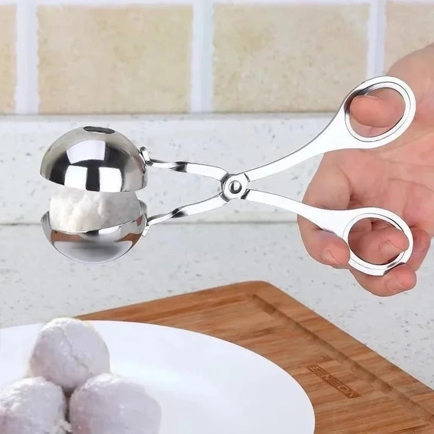 Meat Ball Maker Tool Stainless Steel Clip Round Rice