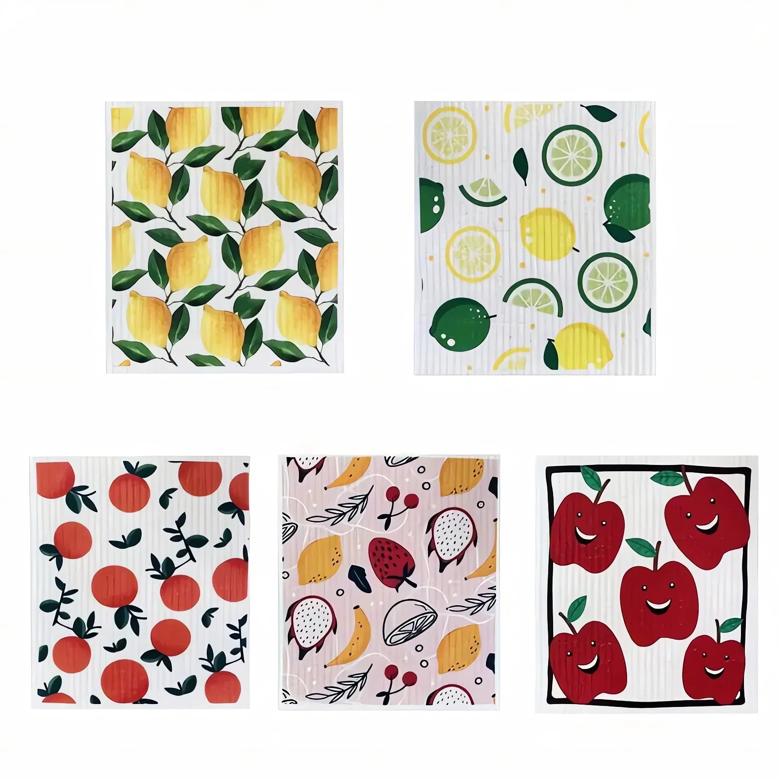 4/8Pcs Swedish Dishcloths for Kitchen, Reusable Compostable Kitchen Cloth Cellulose Sponge Swedish Dish Cloths