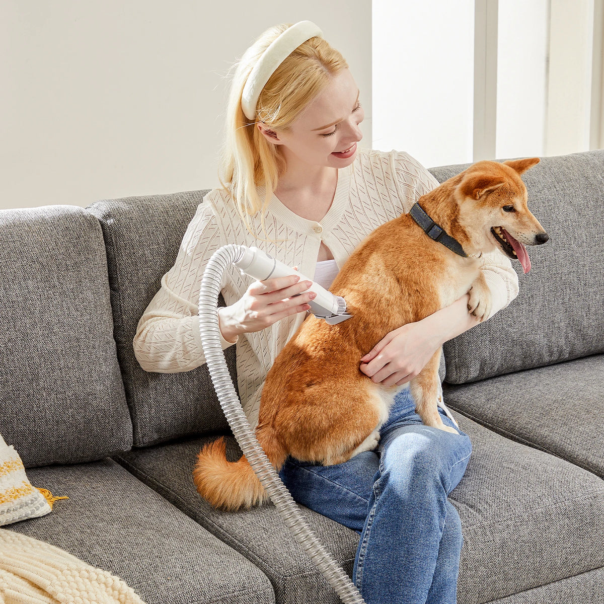 JHK 2.5L Professional Pet Grooming Vacuum Kit 3 Suction
