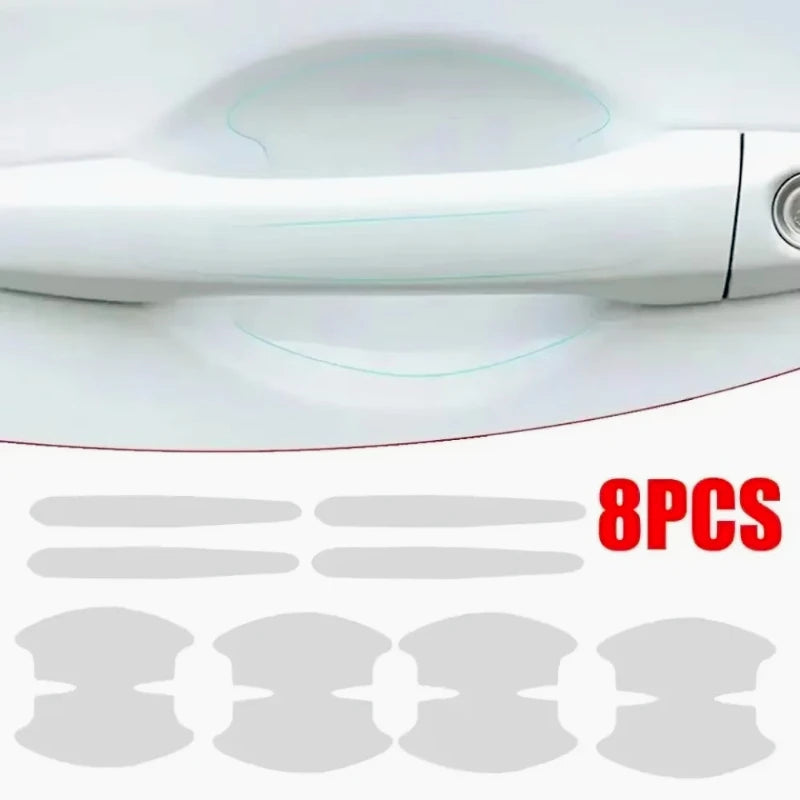 TPU Car Door Bowl Anti-Scratch Sticker Clear Door Bowl Handle