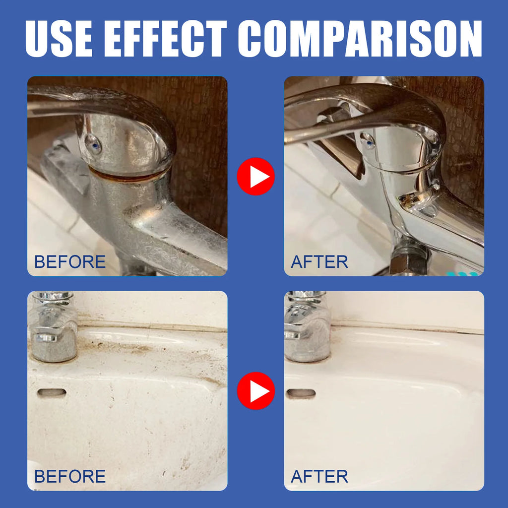 Bathroom Descaling Spray Powerful Remove Stubborn Stains Shower Head Rust Removal Bathtubs Dirt Cleaning Toilet Cleaner Spray