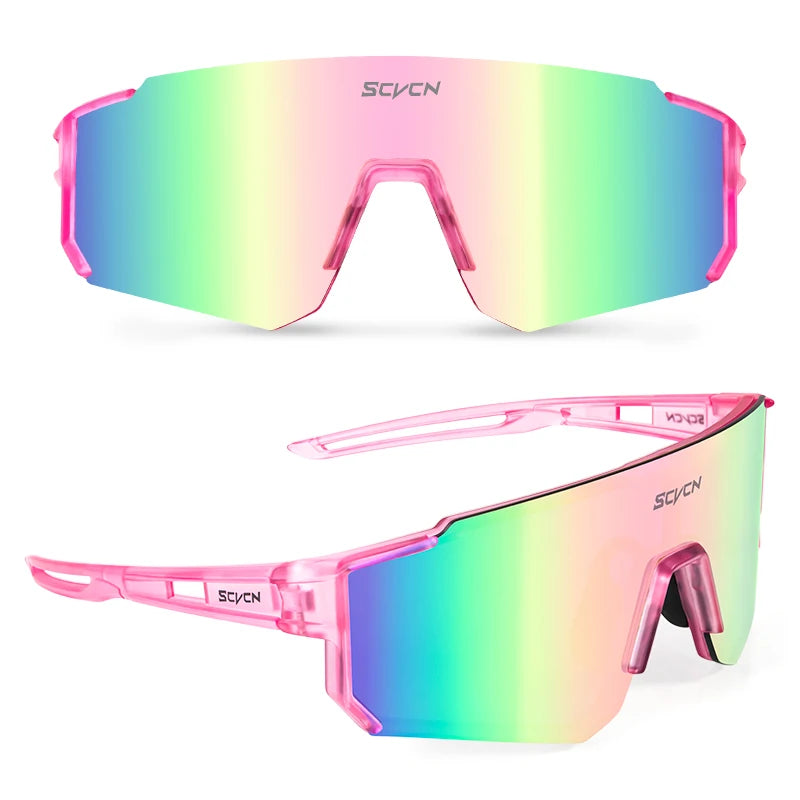 SCVCN Fsshion Sunglasses Street Cycling Glasses Bike Men UV400