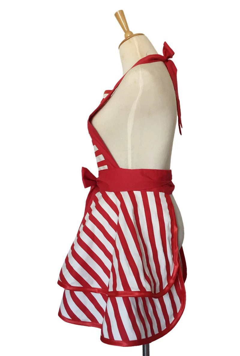 Lovely Apron Cute  Large Swing Princess Apron kitchen Cooking Oilproof Aprons for Women Girls
