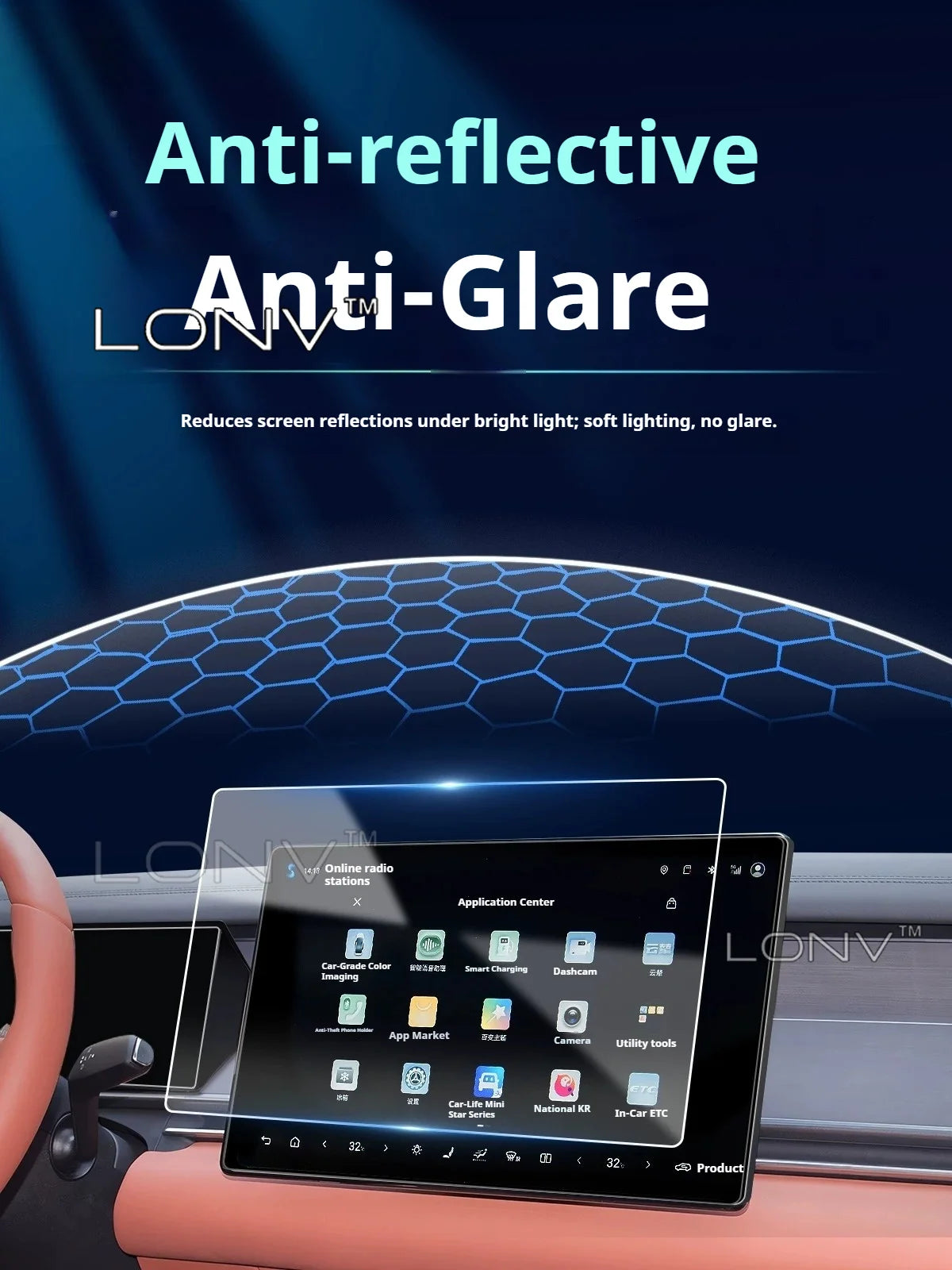 Tempered Glass Screen Protector for BYD Sealion 8